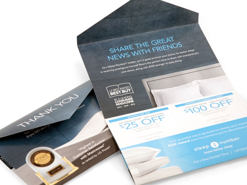 Sleep Number Direct Mail 